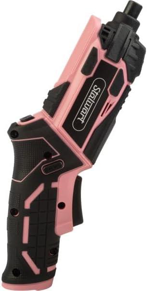 Stalwart 45pc 4V Cordless Screwdriver Set, Pink