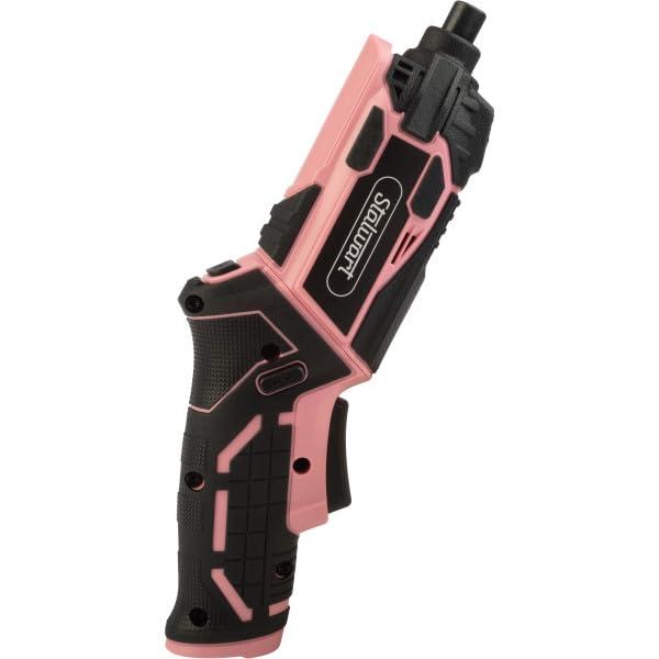 Stalwart 45pc 4V Cordless Screwdriver Set, Pink