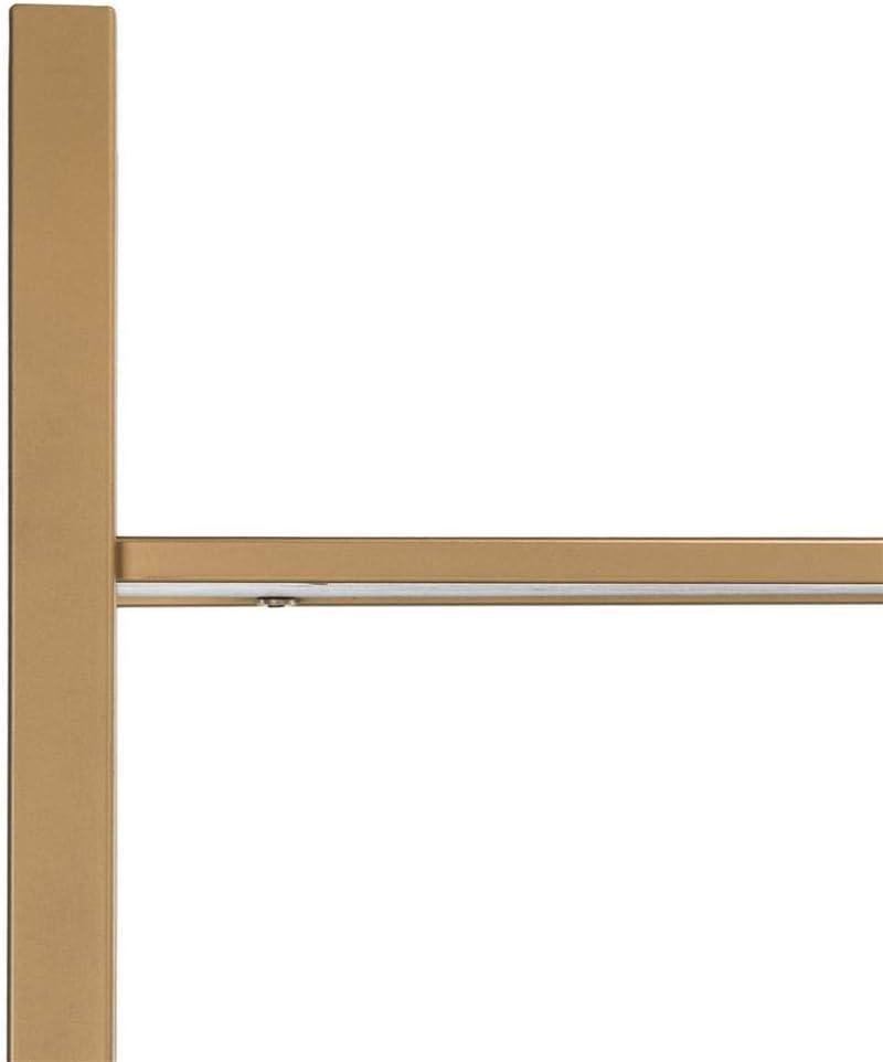 Skylar 4 Tier 1 Drawer Etagere - Gold / Grey - Safavieh