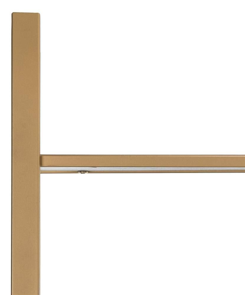 Skylar 4 Tier 1 Drawer Etagere - Gold / Grey - Safavieh