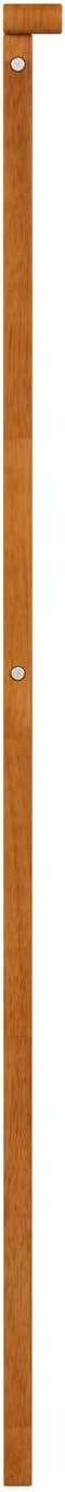 AFI Furnishings Madison King Solid Wood Panel Headboard in Light Toffee