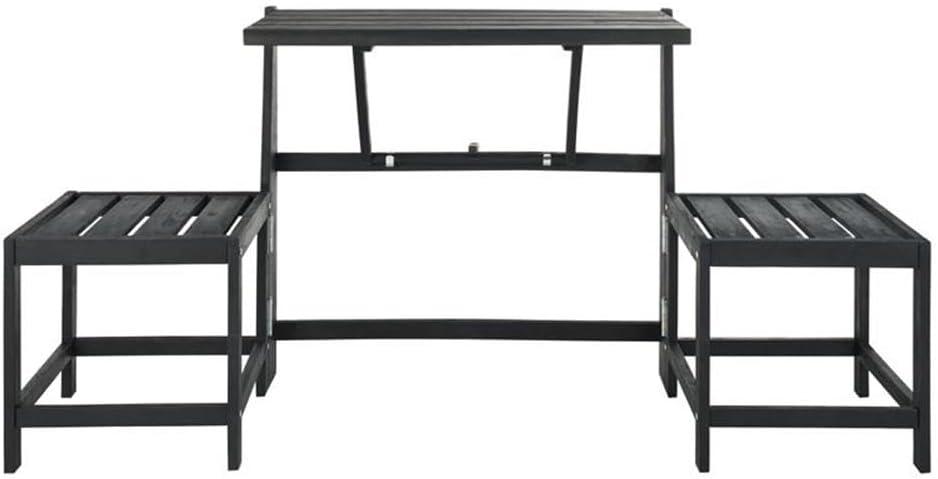Belamy Transformer Bench - Outdoor - PAT6752 - Dark Slate Gray - Safavieh