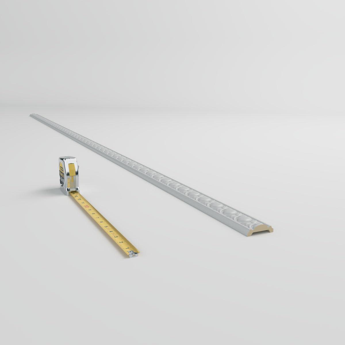 Ekena Millwork 2"H x 5/8"P x 94 1/2"L, (1 5/8" Repeat), Raymond Egg and Dart Panel Moulding