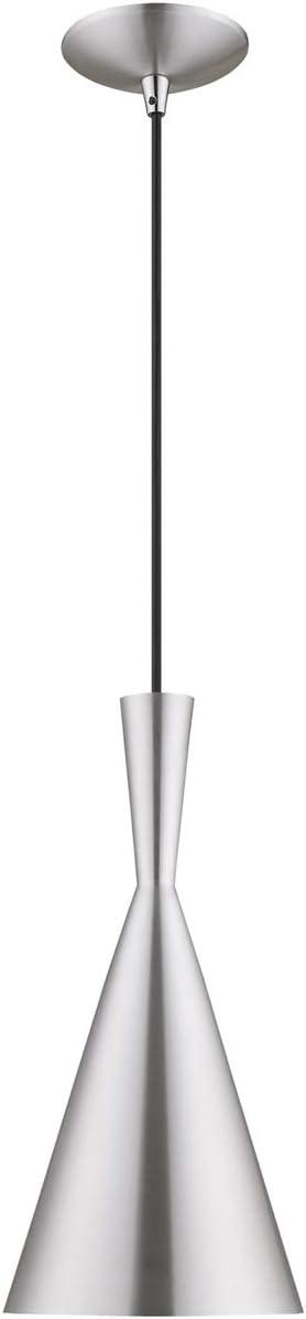 Livex Lighting Waldorf 1 - Light Chandelier in  Brushed Aluminum