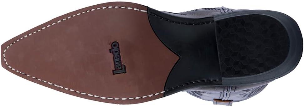 Laredo Mens Hawk Embroidered Snip Toe Cowboy  Mid Calf Boots