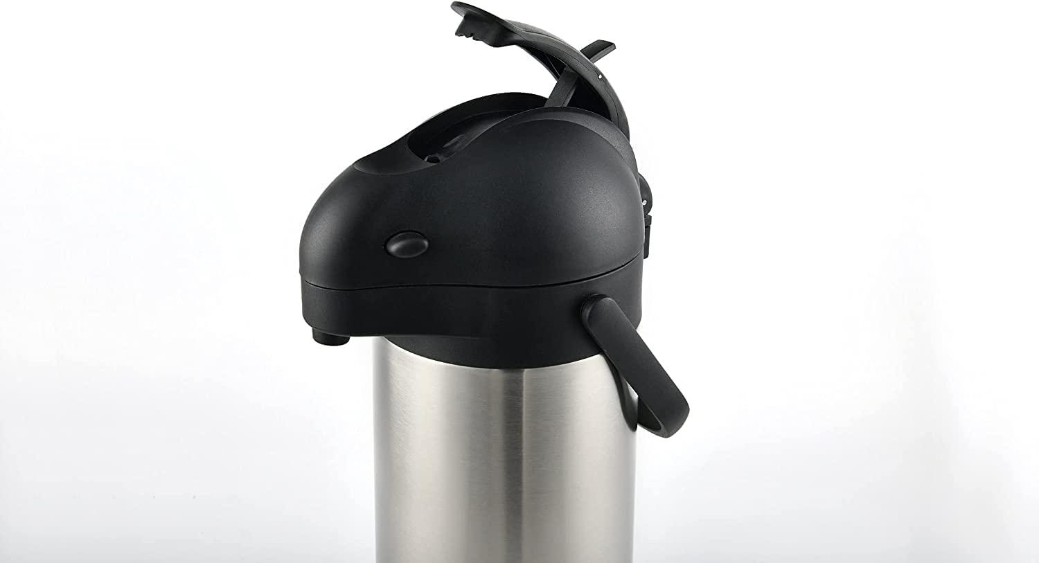 Stack man Thermal Coffee Carafe -Triple Wall Vacuum Insulated Flask- Thermos Keeping Beverages Hot For 12 Hours /24 Hours Cold Tea, Water, And Coffee Dispenser (3 Liter / 101 Oz) | Wayfair