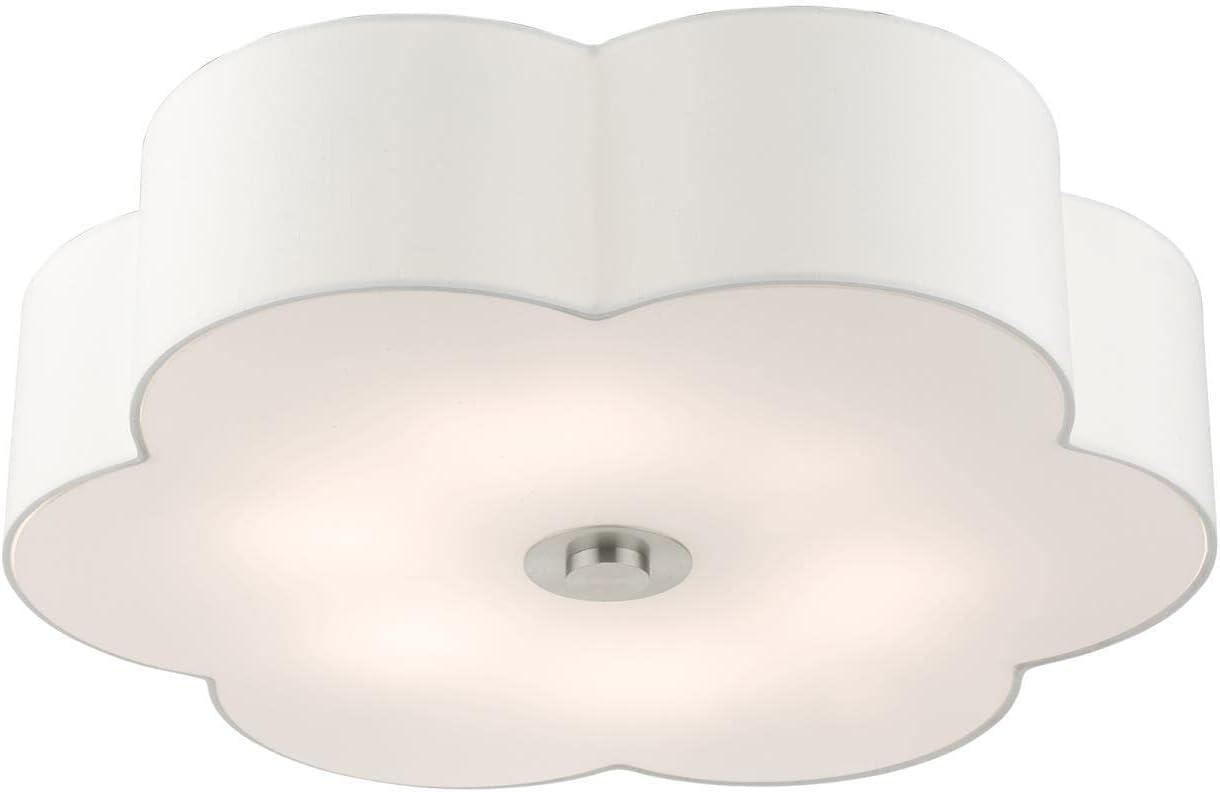 Livex Lighting Chelsea 6 - Light Semi-Flush Mount in  Brushed Nickel