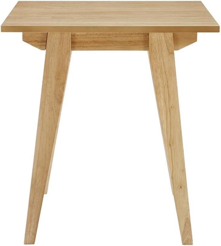 Minimalist Solid Wood Accent Side Table - English Oak