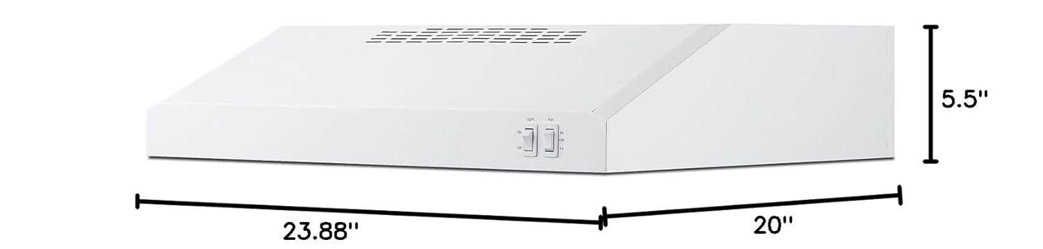 Summit Appliance Steel Convertible Under Cabinet Range Hood