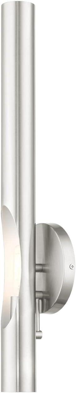 Livex Lighting Acra 1 - Light Wall Light in  Brushed Nickel