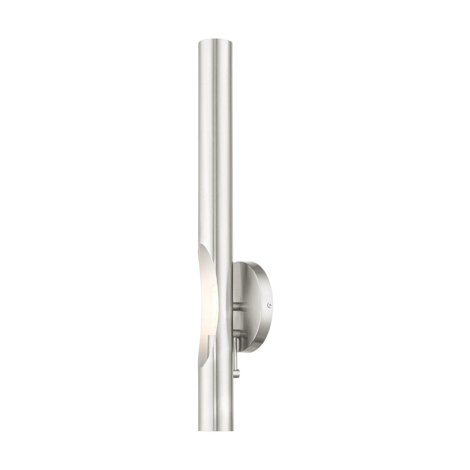 Livex Lighting Acra 1 - Light Wall Light in  Brushed Nickel