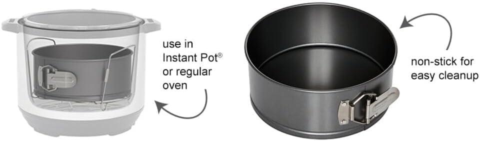 Instant Pot Official Non-Stick Springform Pan - Gray