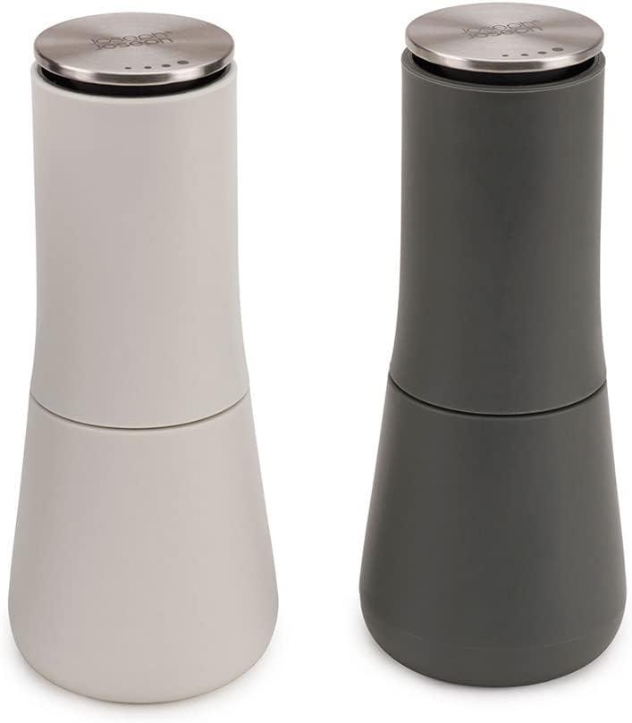 Joseph Joseph Milltop Non-Spill Salt and Pepper Mill Set