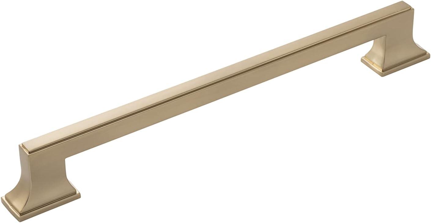 Champagne Bronze 12-Inch Modern Appliance Pull with Mounting Hardware