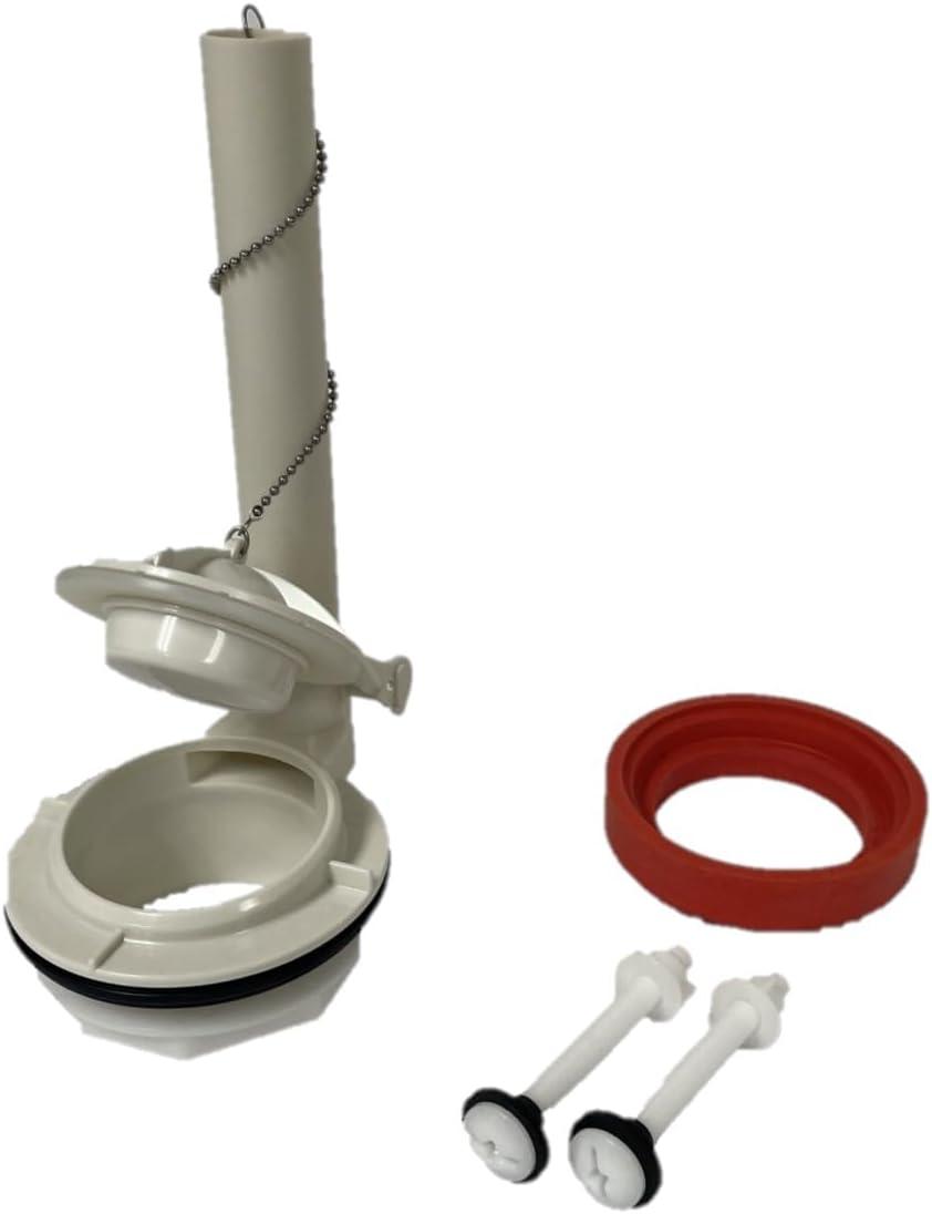 Universal Rubber Flush Valve Replacement Kit with Nylon Bolts