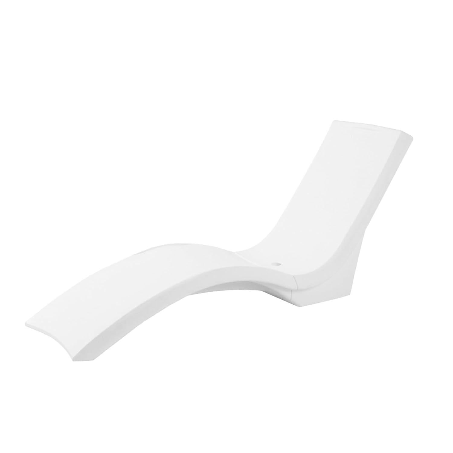 Step2 Step2 White Weighted Vero Pool Lounger and Patio Chaise