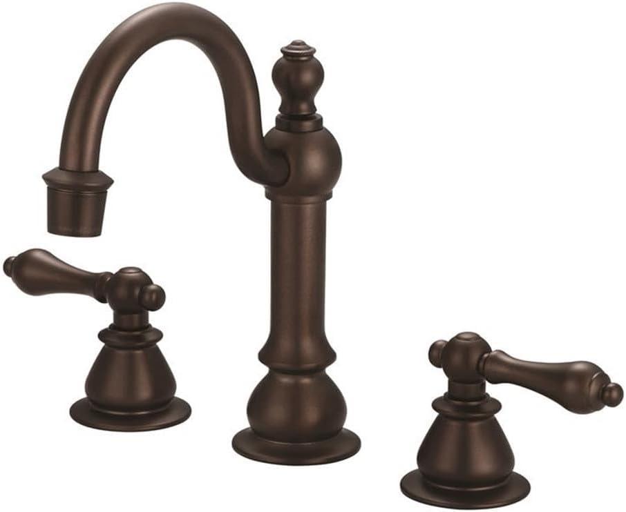 Vintage Widespread 2-handle Bathroom Faucet with Drain Assembly