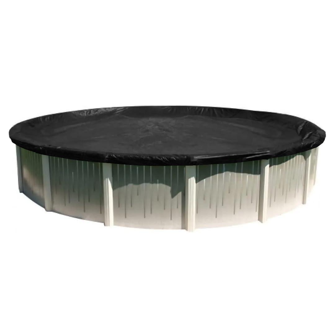 Buffalo Blizzard Economy Blue/Black Round Swimming Pool Winter Cover, 24'
