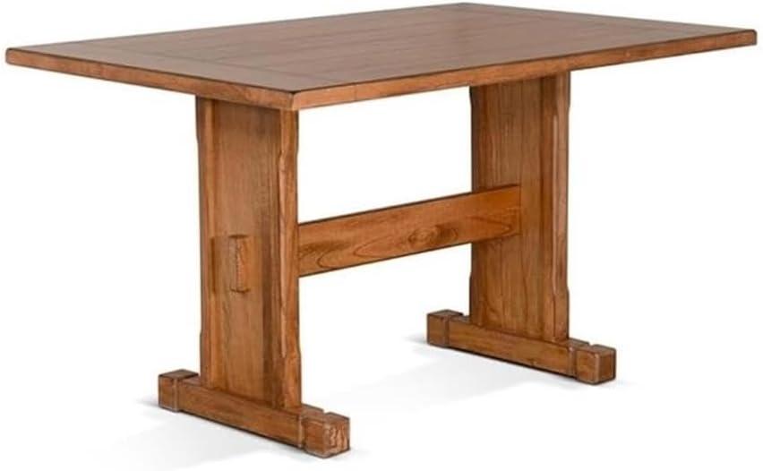 Pemberly Row 4-pieces Corner Dining Set/Breakfast Nook in Oak with Storage Space