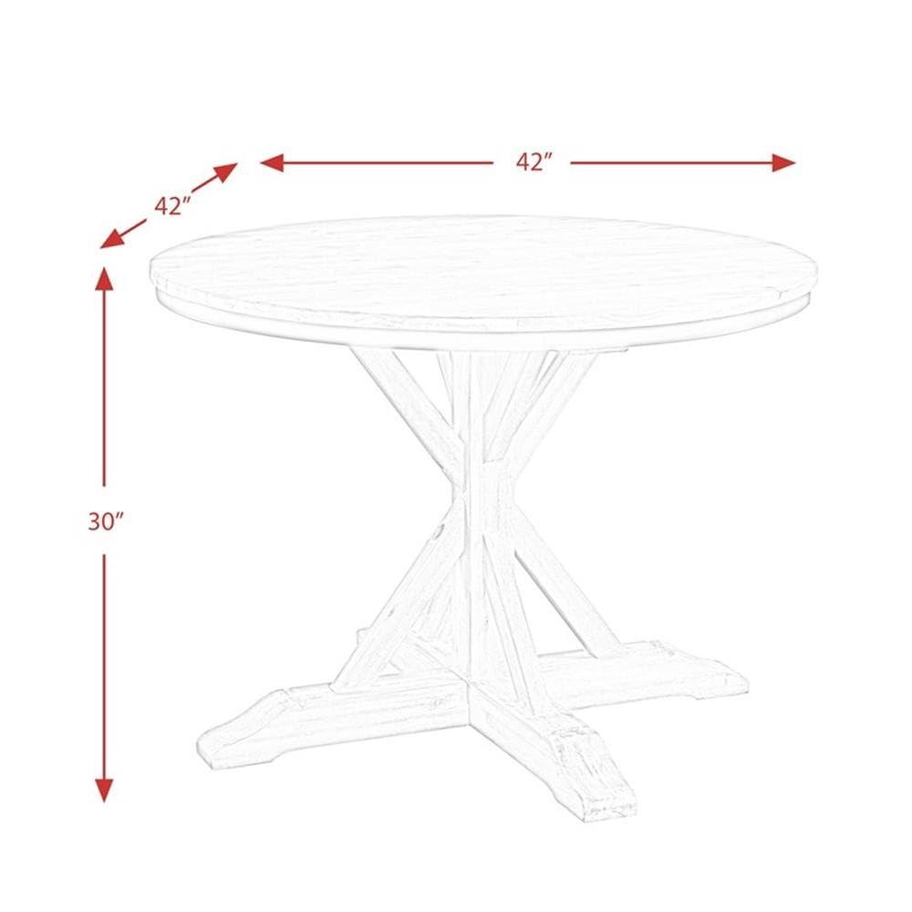 Keaton Round Standard Height Dining Table Beach - Picket House Furnishings