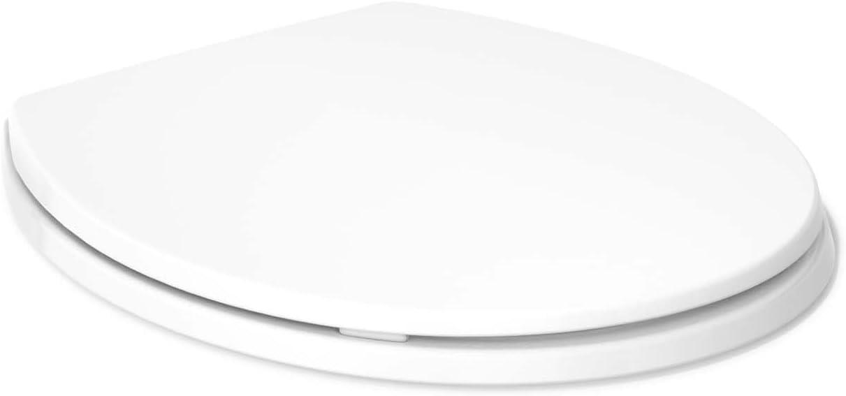 Kohler Brevia Quiet-Close Toilet Seat with Grip-Tight Bumpers and Quick-Attach Hardware