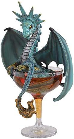 Pacific Giftware Liquor Manhattan Liberty Winged Dragon in Cup Resin Figurine by Stanley Morrison