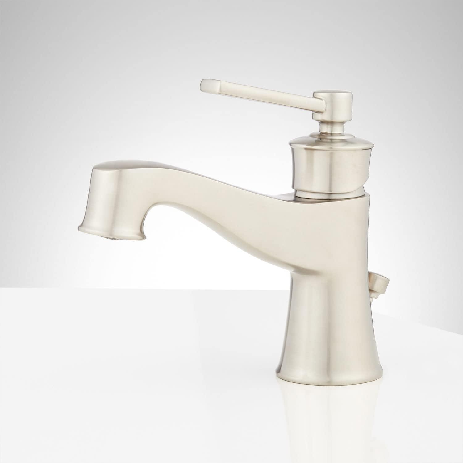 1.2 GPM Single Hole Bathroom Faucet with Pop-Up Drain Assembly