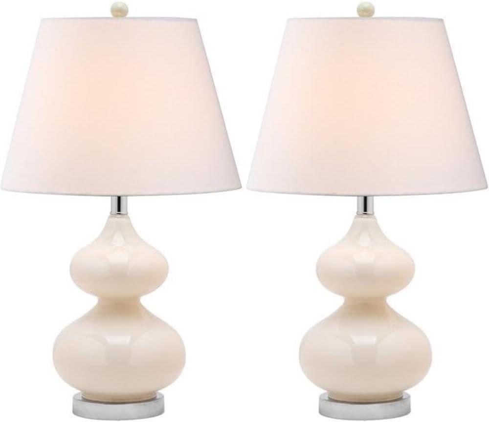 Eva Double Gourd Glass Lamp (Set of 2) - Safavieh