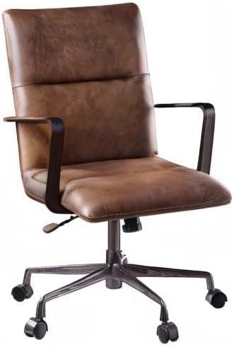 ACME Indra Executive Office Chair with Lift in Vintage Chocolate