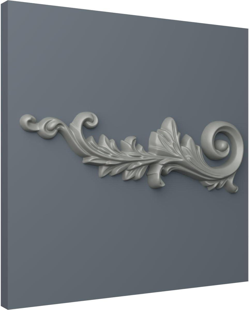 Ekena Millwork 15 3/4"W x 5 1/8"H x 1 1/8"P Robin Scroll Onlay, Left