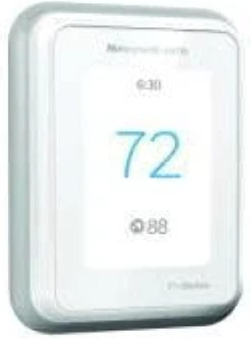 White Smart Programmable Touchscreen Thermostat with Wi-Fi