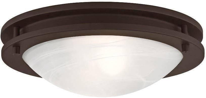 Livex Lighting Ariel 2 - Light Flush Mount in  Bronze