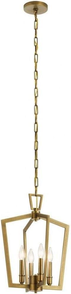 Kichler Lighting Abbotswell 4 - Light Pendant in  Natural Brass