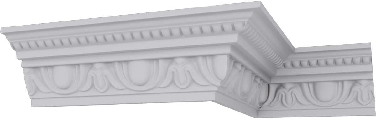 Ekena Millwork Traditional Egg & Dart with Beads Crown Moulding