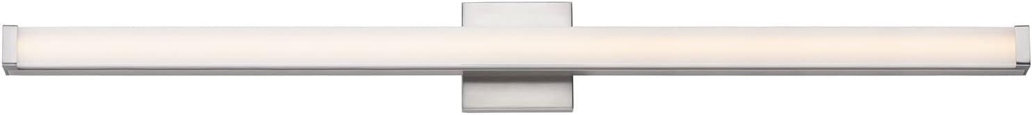 -Led Bath Vanity Light-Minimalistic Contemporary Style-Satin Nickel Finish-48 Inch Size Maxim Lighting 52008Sn