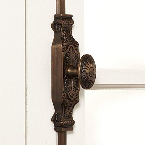 Corinthian Solid Brass 6' Window Cremone Bolt with Floral Detailing