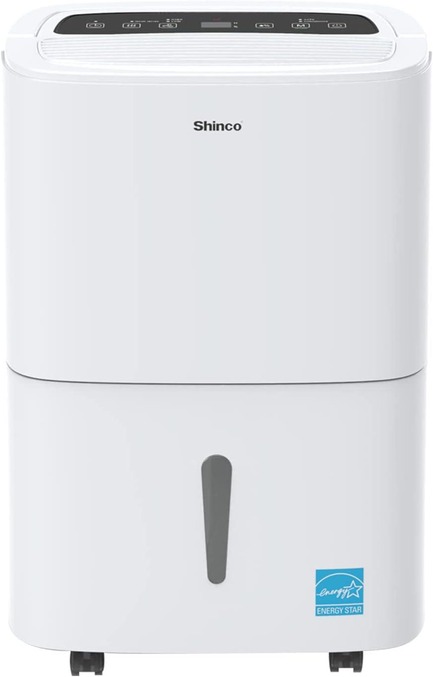 Shinco 6000 Sq. Ft. White Energy Star Dehumidifier with Touch Control