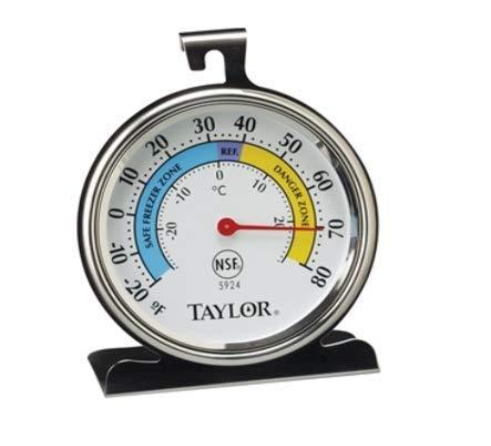 Taylor Instant Read Analog Freezer/Refrigerator Thermometer