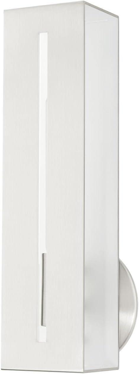 Livex Lighting Soma 1 - Light Wall Light in  Brushed Nickel