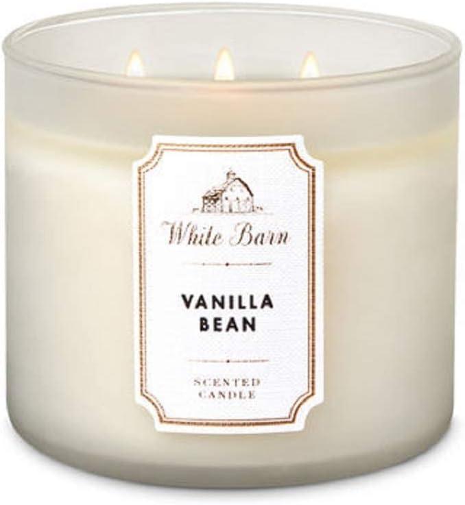 Bath & Body Works White Barn 3-Wick Candle in Vanilla Bean