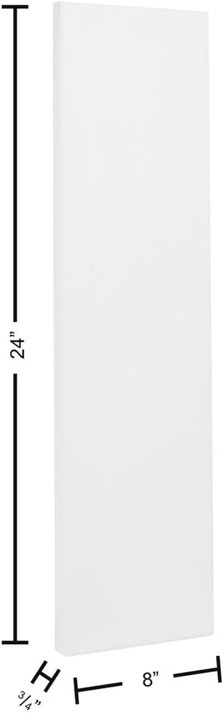 Art Advantage Artist Canvas Visual Edge 8x24, Stretched Canvas for Painting, Blank Canvas for Acrylics & Oils, Canvases for Artists, Professional Pre-Stretched Canvas