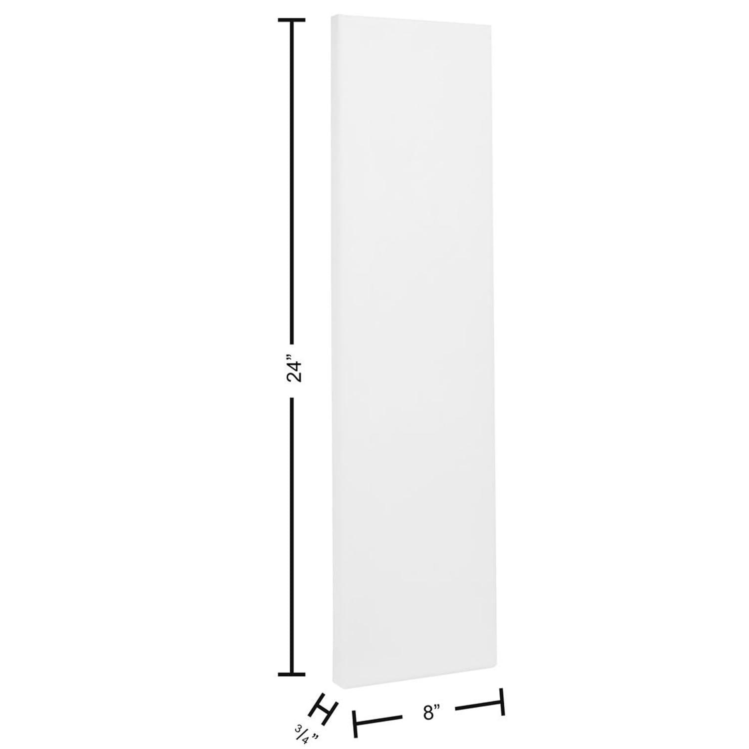 Art Advantage Artist Canvas Visual Edge 8x24, Stretched Canvas for Painting, Blank Canvas for Acrylics & Oils, Canvases for Artists, Professional Pre-Stretched Canvas