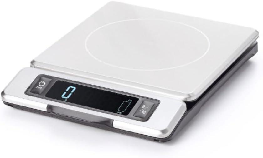 Stainless Steel 11-Pound Digital Food Scale with Pull-Out Display