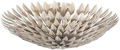 507-SA-Crystorama Lighting-Broche - Six Light Wall Sconce-Antique Silver Finish