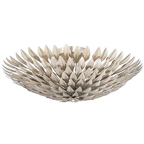 507-SA-Crystorama Lighting-Broche - Six Light Wall Sconce-Antique Silver Finish