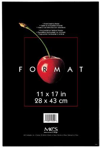 MCS Plastic Format Frame for a 11" x 17" Photograph, Color; Black