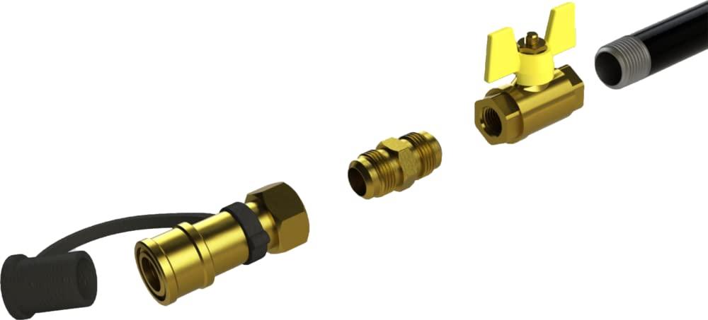 Charbroil Rubber Natural gas conversion kit