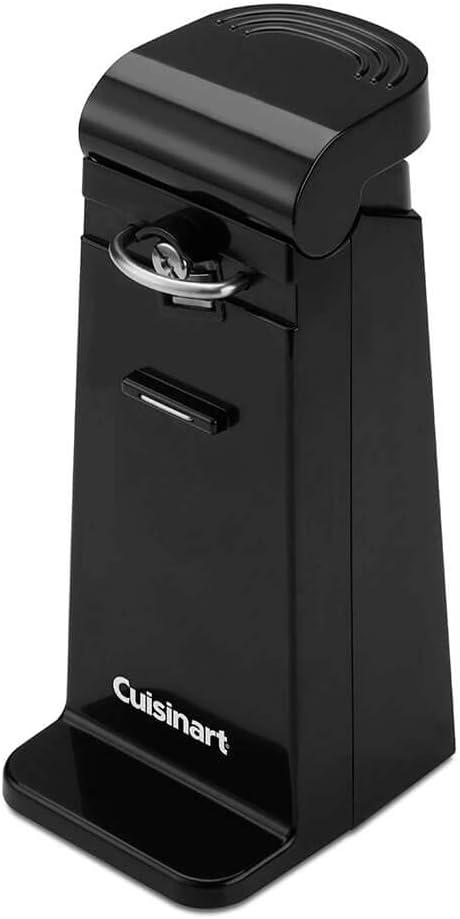 Cuisinart Side-Cut Can Opener Black CCO-75: Electric Freestanding Powered Kitchen Tool with Magnet for Easy Lid Lift-Off