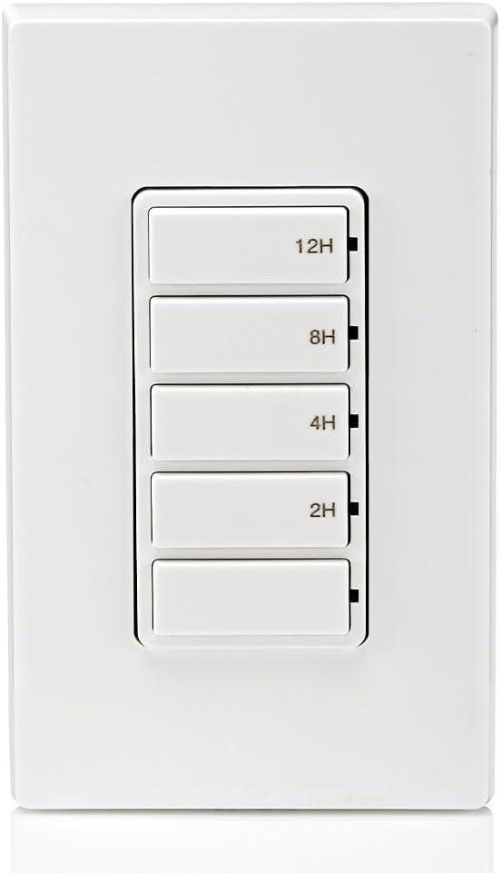 Leviton 3002046 120V Decora Indoor Countdown Timer, White