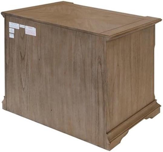 Bristol Traditional Wood Lateral File Light Brown - Martin Furniture: No Assembly, 2 Drawers, 26"H